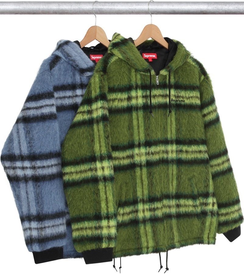 Mohair Hooded Work Jacket